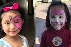 Potret menggemaskan 7 anak seleb saat wajahnya dilukis, makin imut