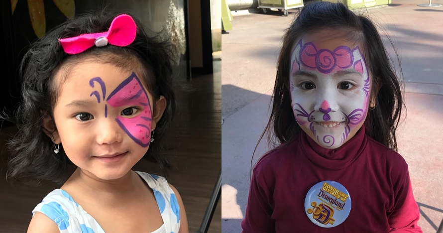 Potret menggemaskan 7 anak seleb saat wajahnya dilukis, makin imut