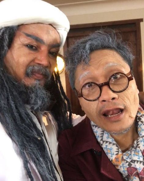 10 Penampilan Limbad kenakan baju muslim, jauh dari kesan garang