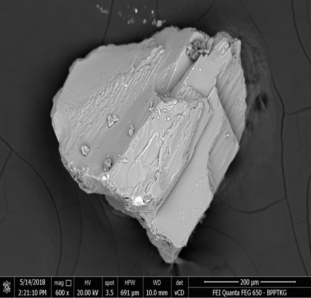 Begini penampakan abu vulkanik Merapi jika dilihat pakai mikroskop