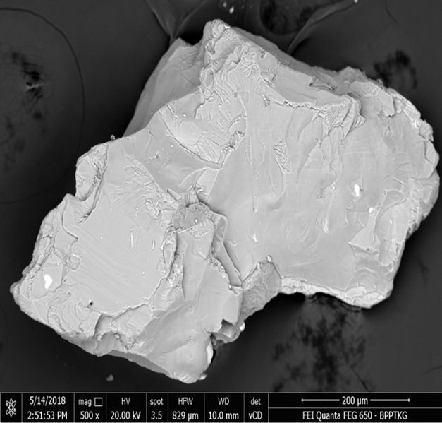 Begini penampakan abu vulkanik Merapi jika dilihat pakai mikroskop