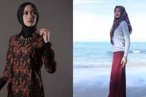 10 Potret Ana Lestiana, hijabers yang viral karena makan lampu neon