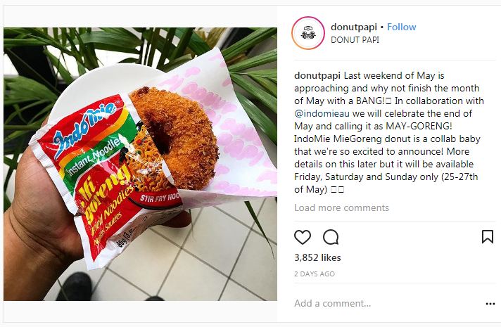 Viral, ini penampakan Indomie donat goreng yang bikin tergiur