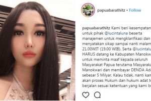 Dianggap melecehkan, Lucinta Luna dilaporkan masyarakat Papua Barat