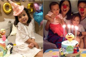 5 Beda gaya ultah Zoe, putri Artika Sari, dari umur 1 hingga 5 tahun