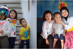 Jarak usia berdekatan, ini 8 momen kompak tiga anak Zaskia Adya Mecca