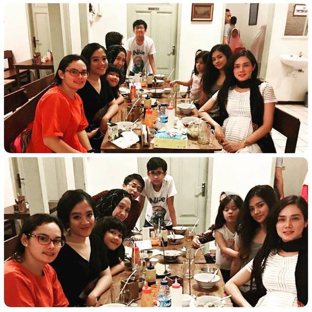 5 Momen manis keakraban Mulan Jameela, anak dan mantan suami