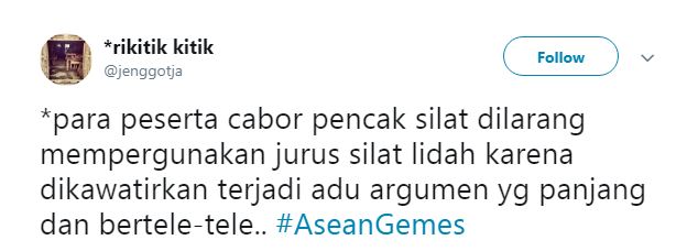 10 Pelesetan cabang olahraga Asian Games, dari lucu hingga bikin baper
