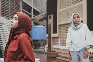 10 Pesona Riska Ariyanti, hijaber cantik anggota manajemen Awkarin