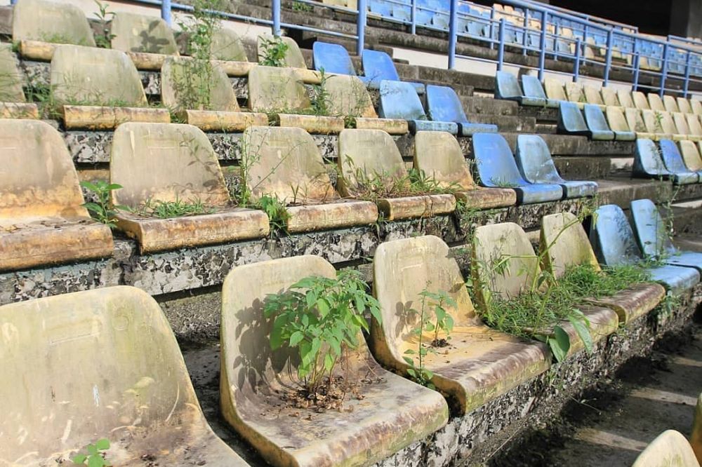 7 Potret miris Stadion Utama Palaran, tak terawat sejak PON 2008