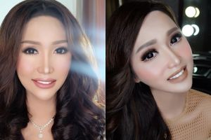 Posting hasil foto pemotretan, bibir Lucinta Luna jadi sorotan