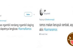 11 Cuitan 'karmanya Sergio Ramos' ini bikin ngakak salto