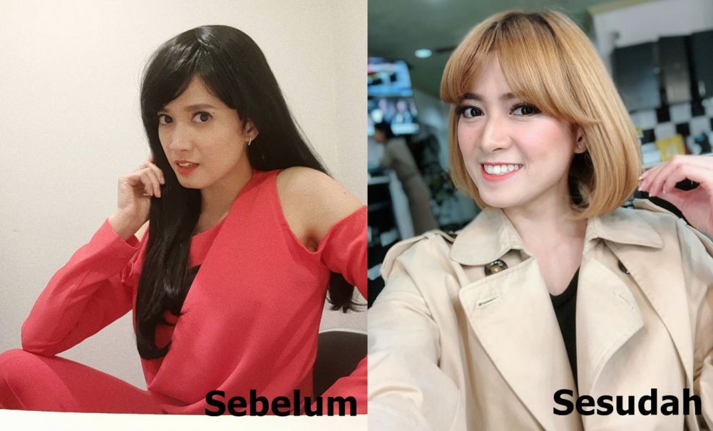 7 Seleb cantik yang bikin pangling karena ubah gaya rambutnya