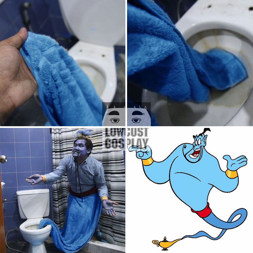 10 Aksi cosplay low budget ini dijamin bikin sulit berhenti ketawa