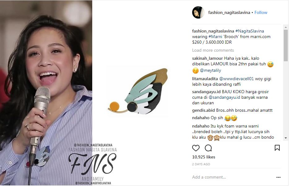 Duet bareng Via Vallen, harga bros yang dipakai Nagita bikin melongo