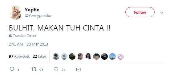 7 Cuitan kekecewaan cinta dalam bahasa Inggris ini bikin ketawa miris