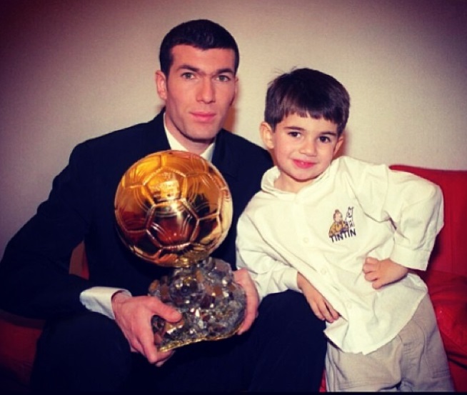 7 Momen langka Zidane melatih anaknya, Enzo, di Real Madrid