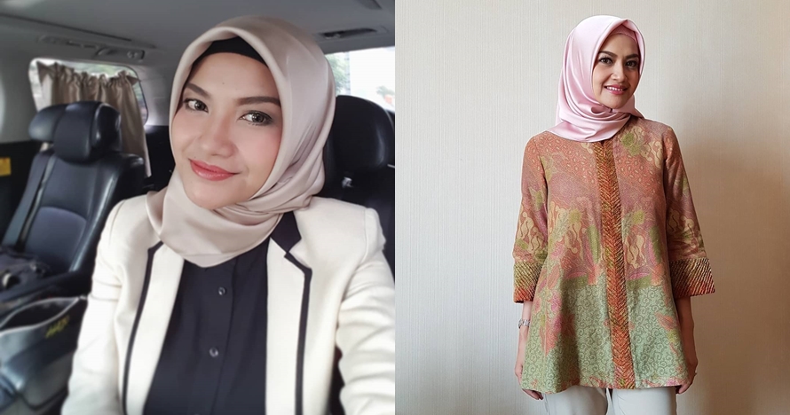 9 Gaya Tina Talisa berhijab simpel, aura cantiknya malah terpancar
