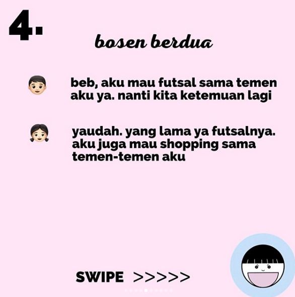 9 Obrolan 'tipe pacaran' ini bikin tiba-tiba cekikikan sendiri
