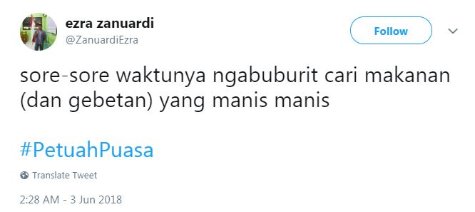 10 Cuitan 'Petuah Puasa' ini bikin tersenyum lahir dan batin