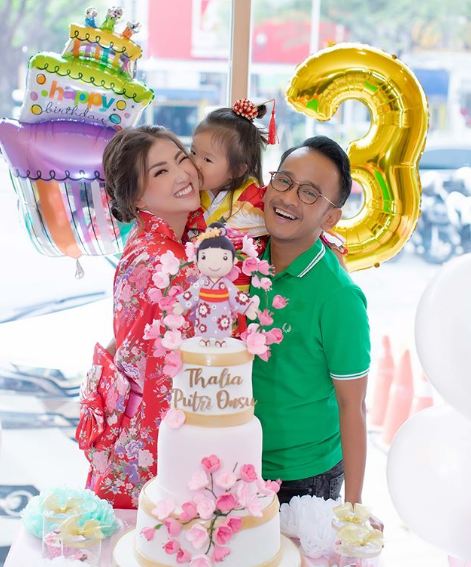 8 Momen ulang tahun Thalia Putri Onsu, unik berkonsep Jepang