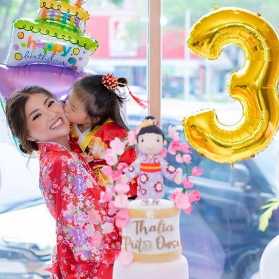 8 Momen ulang tahun Thalia Putri Onsu, unik berkonsep Jepang