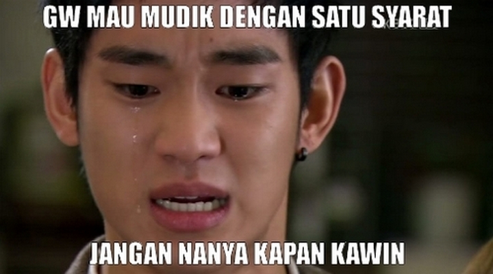 10 Meme pertanyaan 'kapan nikah' saat Lebaran ini bikin senyum kecut