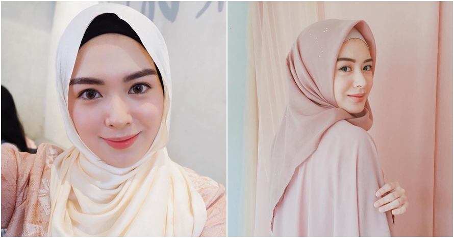 10 Ide outfit Lebaran simpel nan elegan ala Ayana Moon hijaber Korea