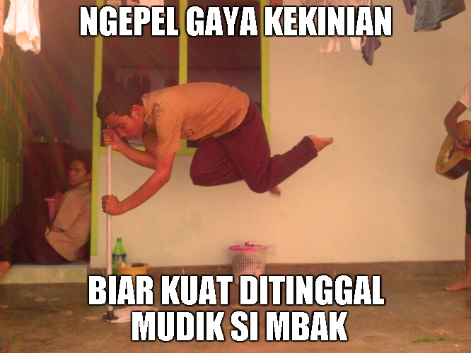 10 Meme kocak ditinggal ART mudik ini bikin kepala cenat-cenut