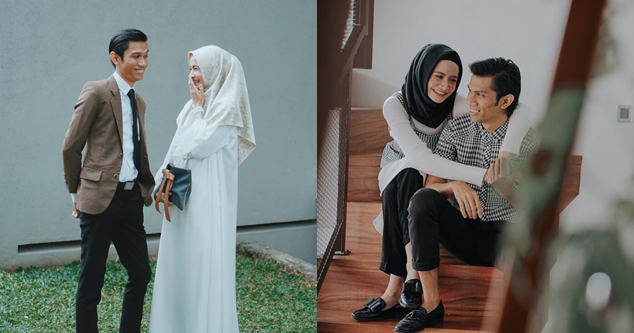 Jarang terekspos, ini 10 potret kemesraan Tria Changcuters dan istri 