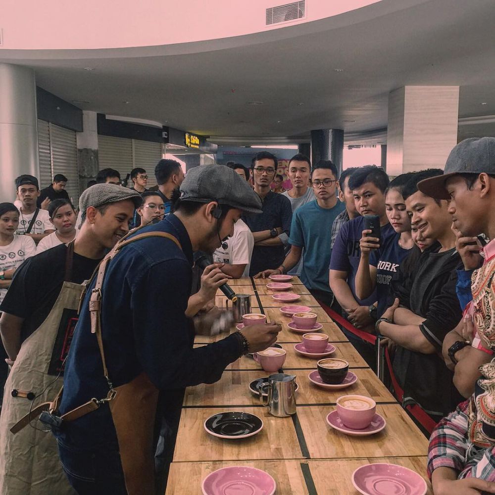 10 Aksi Muhammad Aga, wakil Indonesia di kejuaraan barista dunia 2018