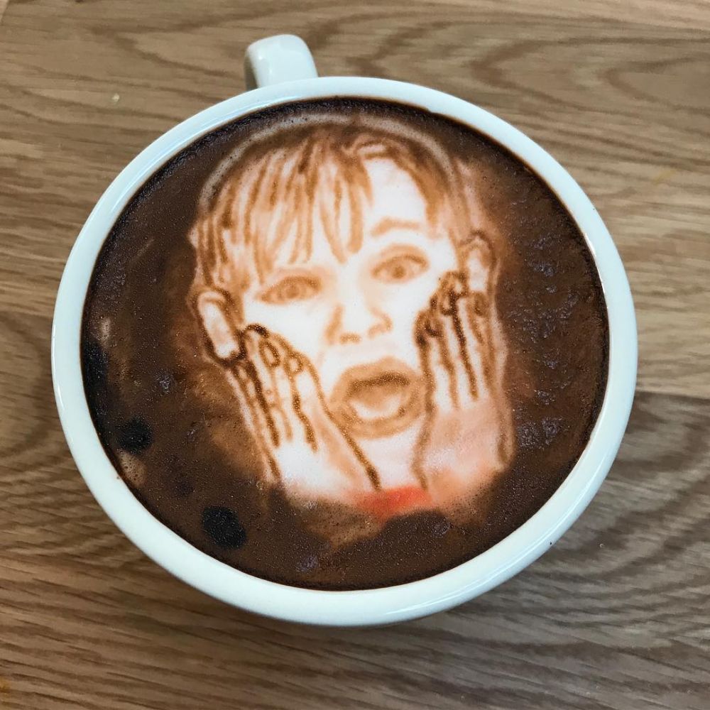 10 Karya latte art karakter dalam film ini detailnya bikin takjub