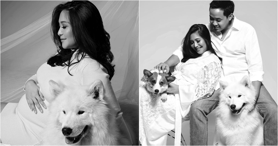 5 Potret maternity Caca Tengker, sederhana tapi penuh makna