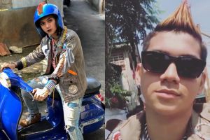 Terlihat gahar, ini 10 potret Ajil Ditto saat tampil seperti anak punk