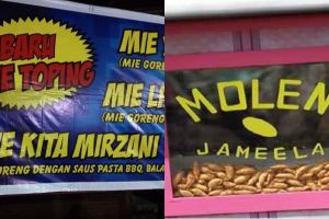 Kreatif abis, 7 nama warung makanan ini sekilas mirip nama artis
