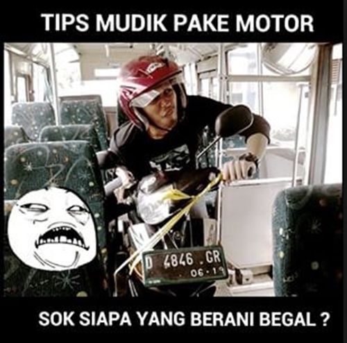 10 Meme tips mudik ngirit ini kocak abis, siap temani perjalanan  kamu
