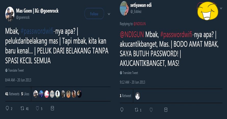 15 Obrolan 'minta password Wi-Fi' ini bikin fakir kuota cengar-cengir