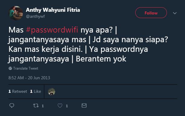 15 Obrolan 'minta password Wi-Fi' ini bikin fakir kuota cengar-cengir