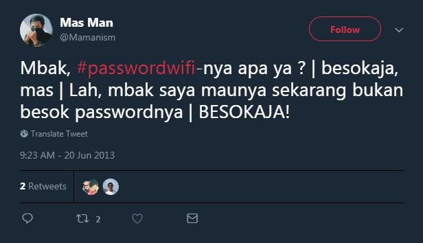 15 Obrolan 'minta password Wi-Fi' ini bikin fakir kuota cengar-cengir