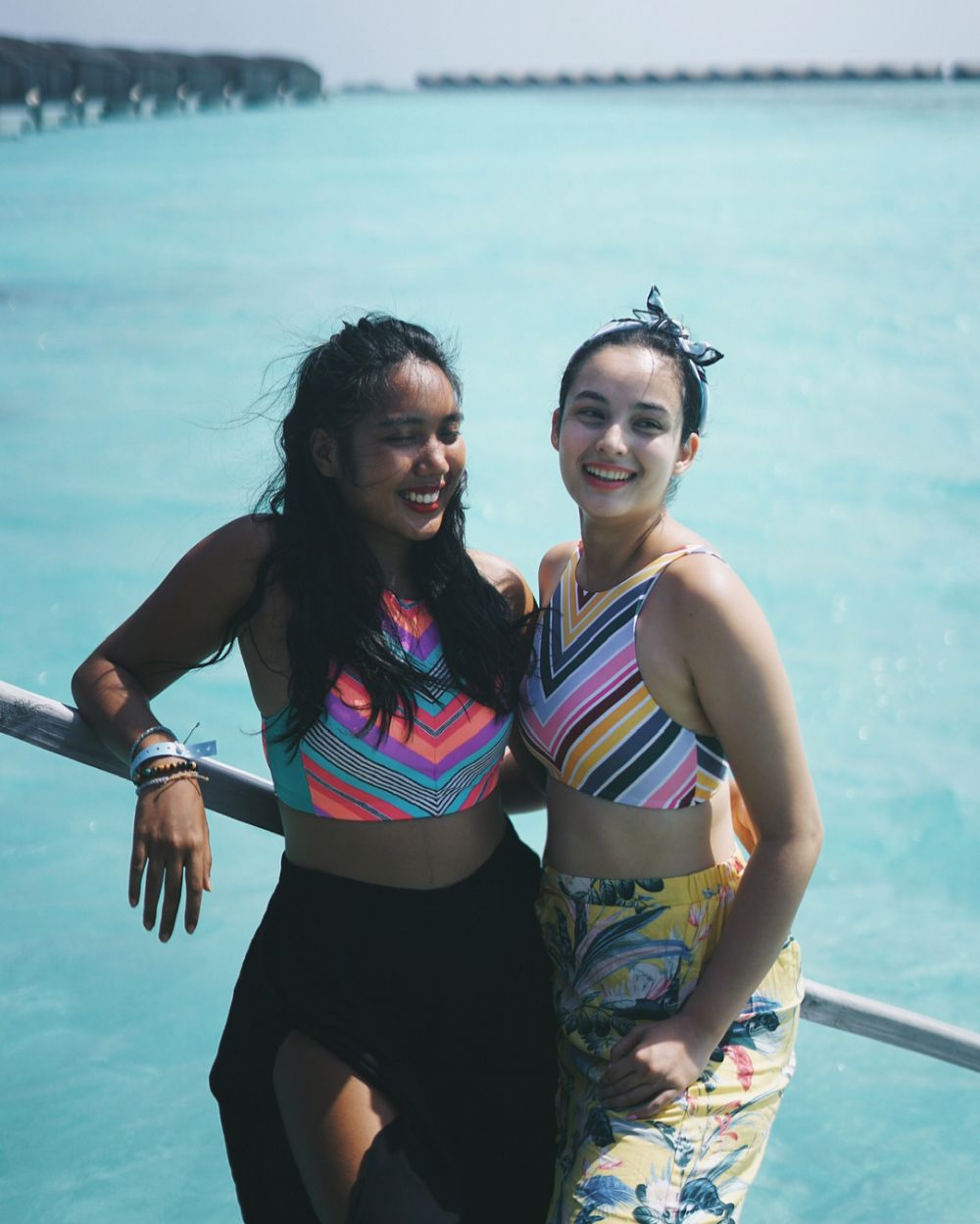 Tanpa tampil seksi, begini 10 potret Chelsea Islan liburan di Maldives