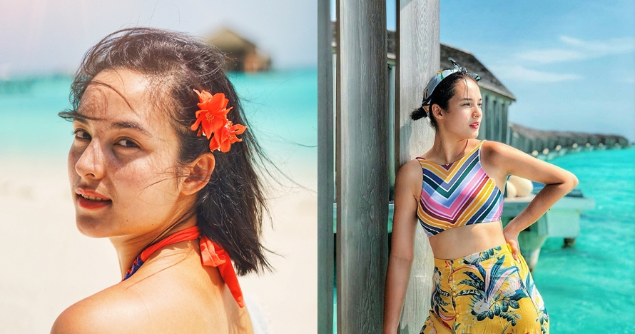 Tanpa tampil seksi, begini 10 potret Chelsea Islan liburan di Maldives