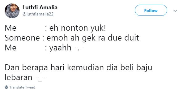 8 Cuitan warganet kocak 'beli baju lebaran' ini bikin dompet nangis