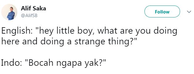 10 Cuitan warganet "bahasa Inggris vs Indo" ini bikin ketawa seharian