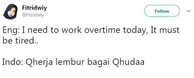 10 Cuitan warganet "bahasa Inggris vs Indo" ini bikin ketawa seharian