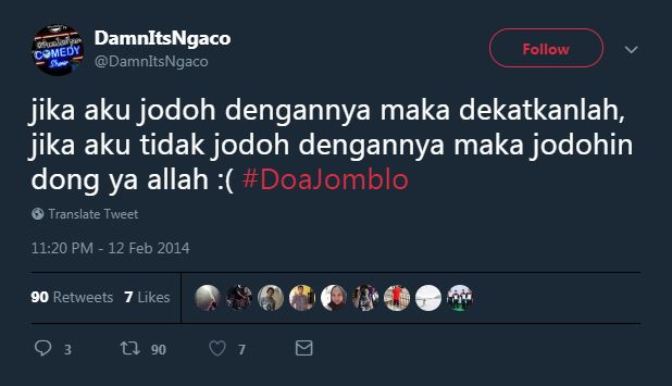 10 Cuitan 'doa jomblo' ini bikin pengen ngakak tapi takut ngejek