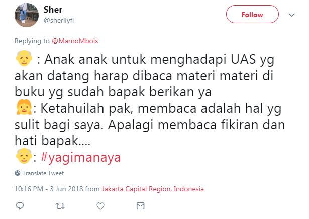 10 Obrolan 'ya gimana ya' ini ngaconya bikin otomatis cengar-cengir