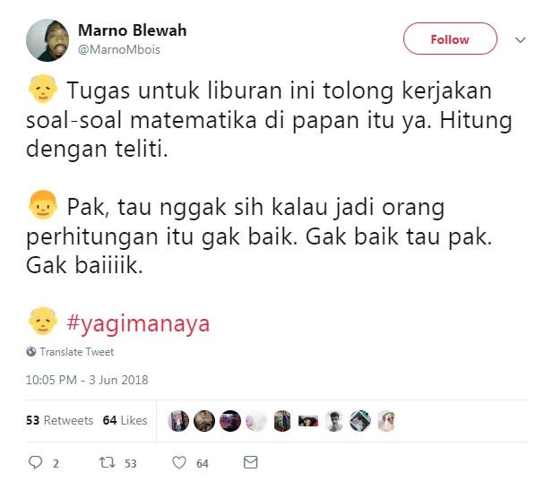 10 Obrolan 'ya gimana ya' ini ngaconya bikin otomatis cengar-cengir