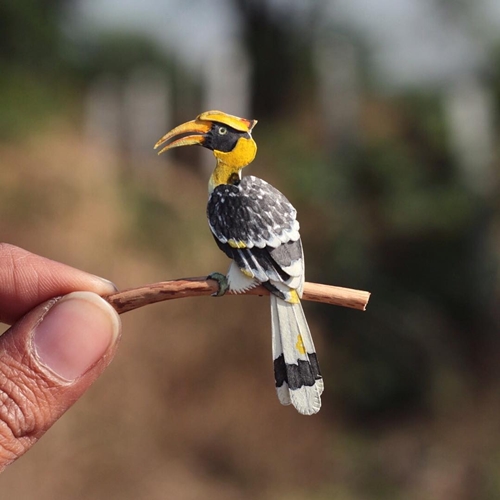 10 Karya seni burung ini detailnya menakjubkan, kecil tapi keren abis