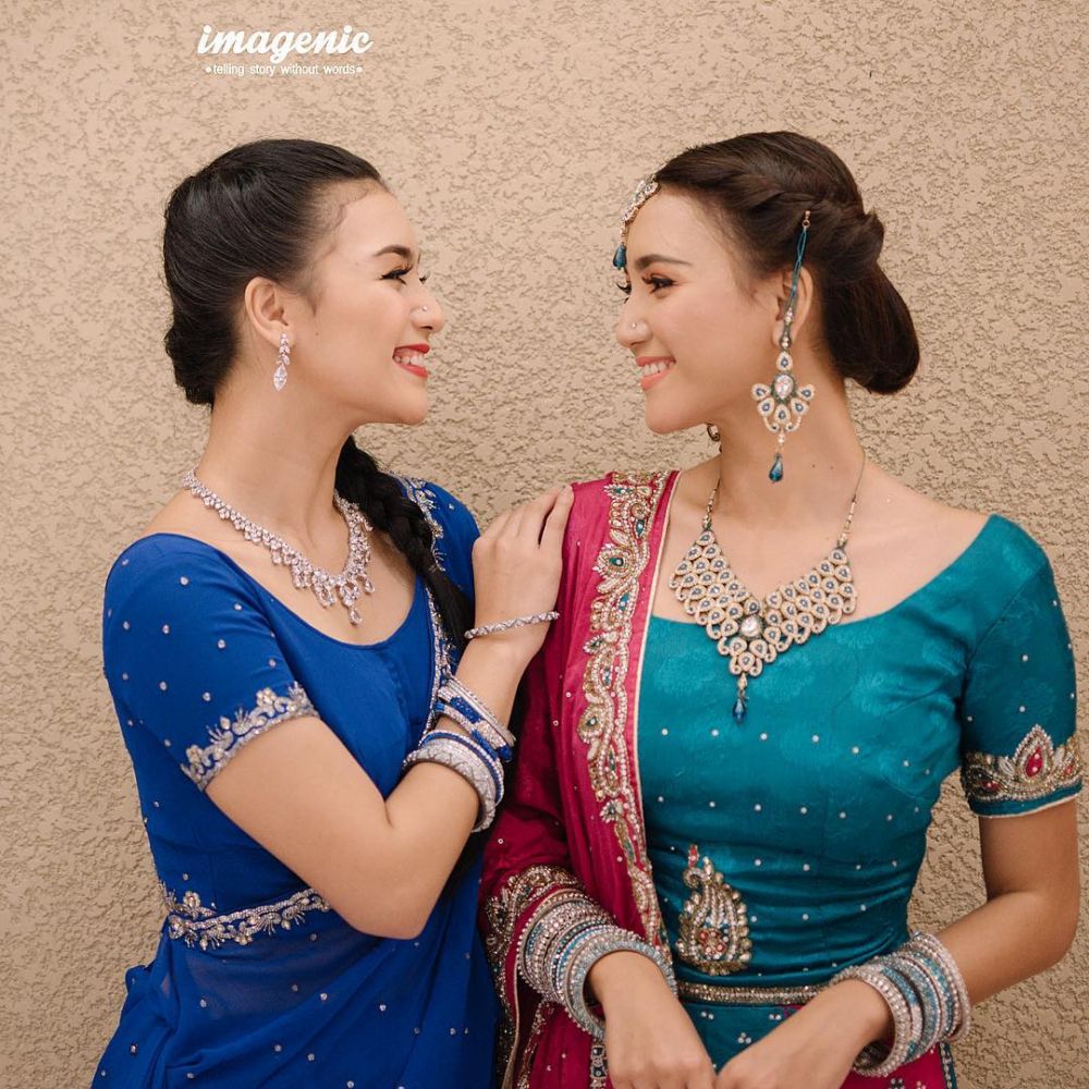 8 Potret bridal shower Erica kakak Citra Kirana, konsepnya Bollywood