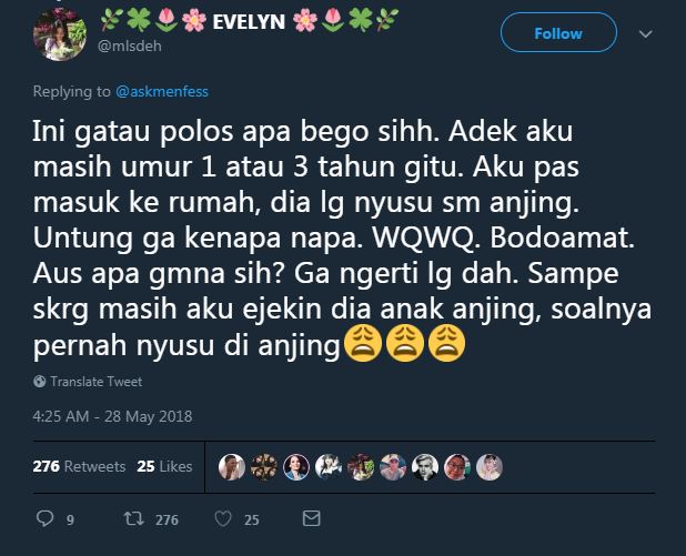15 Cuitan Tingkah Polos Adik Ini Bikin Kamu Ngakak Guling Gulin